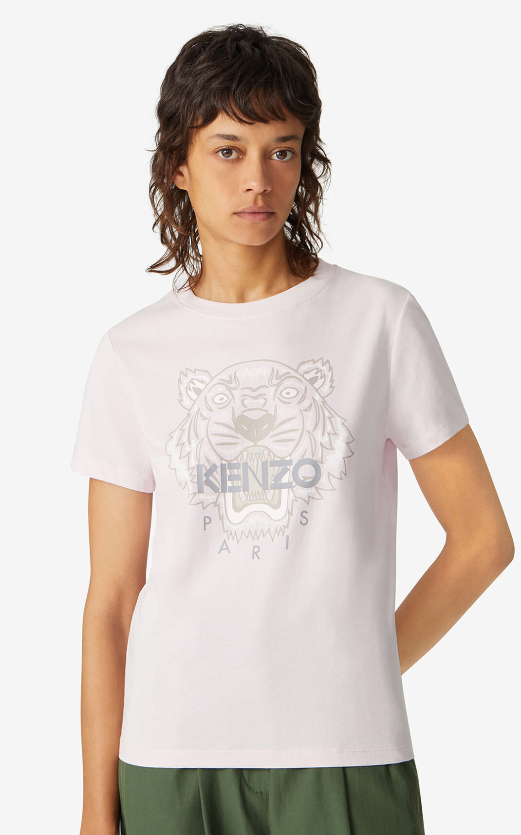 Kenzo Tiger Camisetas Mujer Rosas | 7284509-DN